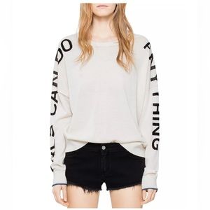 Zadig & Voltaire
Rony Bis Merino Wool Slogan Sweate